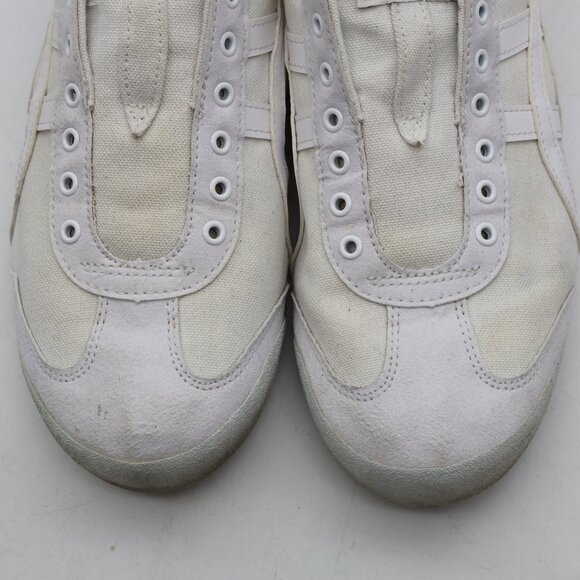 Onitsuka Tiger Mexico 66 Men's Size 9.5 Slip-On White Sneakers 1183A360 - Picture 10 of 11